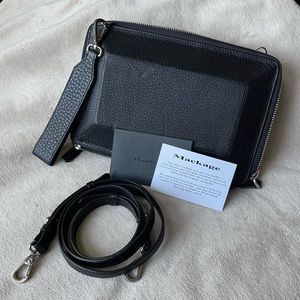 MACKAGE Roni Leather Clutch Bag